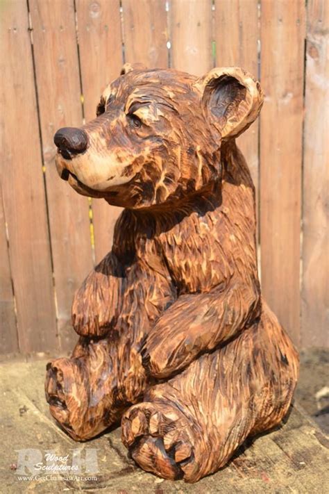 Chainsaw Carving Bear Patterns