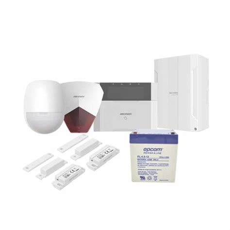 HIKVISION KIT SISTEMA DE ALARMA HYBRID PRO INALÁMBRICO INCLUYE 1