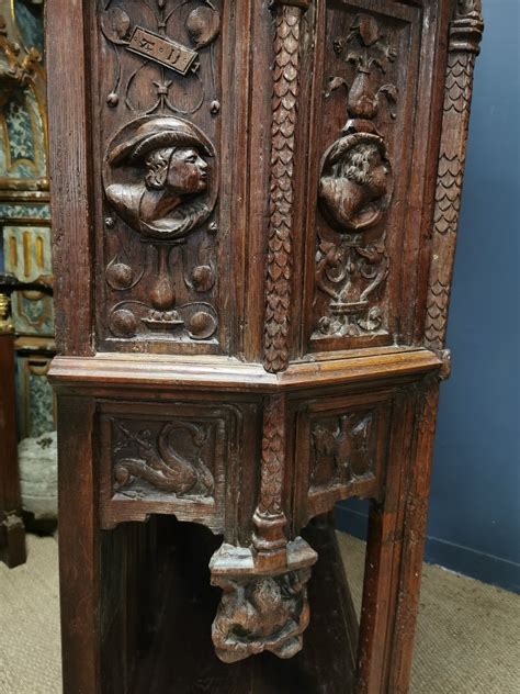 Proantic Dressoir De Style Renaissance Richement Sculpté