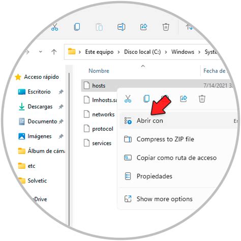 C Mo Abrir Y Editar Archivo Hosts Windows Solvetic