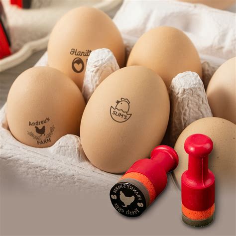 Custom Egg Stamp Farm Fresh Eggs Egg Stamper Farm Gift Duck