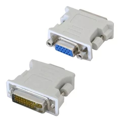 Adaptador Dvi I 24 1 Pinos Macho Para Vga 15 Pinos Femea Parcelamento