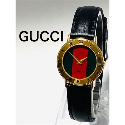 Gucci 良品！ Gucci グッチ 電池新品交換済み レディース腕時計 シェリーラインの通販 By たか Watch S｜グッチならラクマ