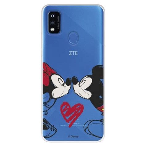 Funda Para Zte Blade A Oficial De Disney Mickey Y Minnie Beso