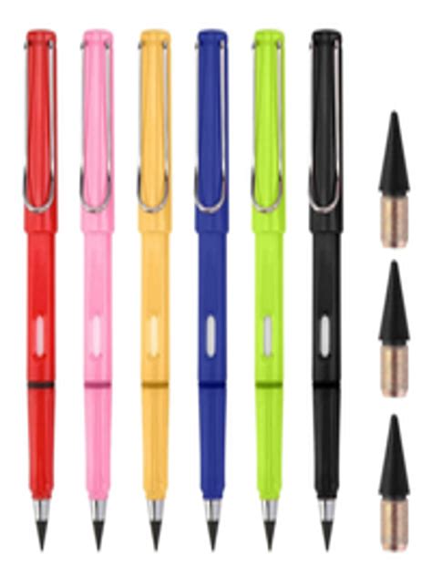 Buy Alexvyan Pcs Eternity Pencils Eraser Inside Replaceable Infinite