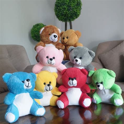 Jual Boneka Kecil Teddy Bear Warna Warni Cm Beruang Kecil Mini