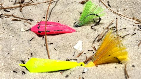 Catching Florida Pompano In The Surf At The Beach Fishing With Jig And