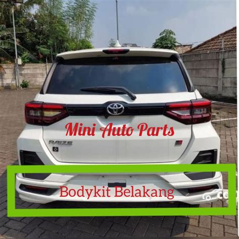 Jual Bodykit Spoiler Body Kit Bemper Bumper Belakang Raize Gr Sport