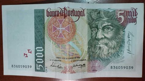 Vendo Nota De Escudos Ano Minde Olx Portugal