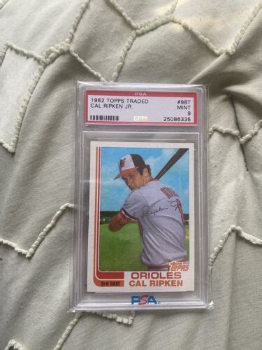 Topps Traded T Cal Ripken Jr Rc Rookie Psa Orioles Hof Ebay