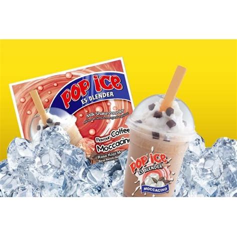 Pop Ice Moccacino Flavor 250gram 10 Sachets 25gram Pack Of 2