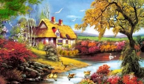 Solve Lovely Countryside Jigsaw Puzzle Online With 84 Pieces