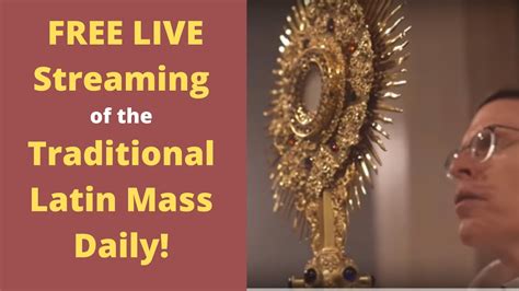 Live Streaming Catholic Mass Online Youtube