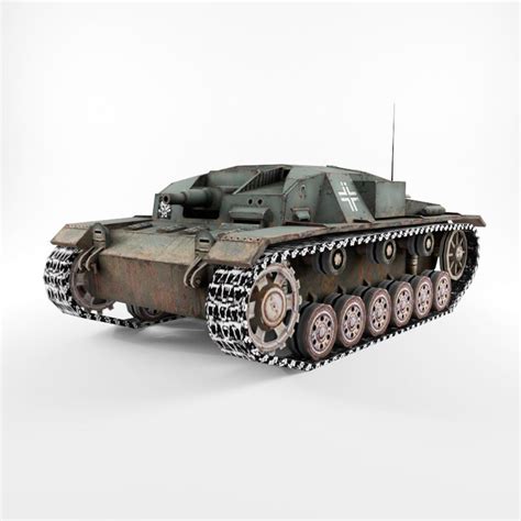 Stug Iii Ausf B Wien D Modell C D Obj Lwo Fbx Ds Free D