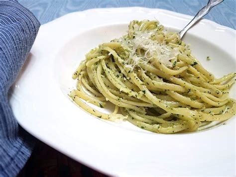 Fettuccine with Pesto - Country at Heart Recipes