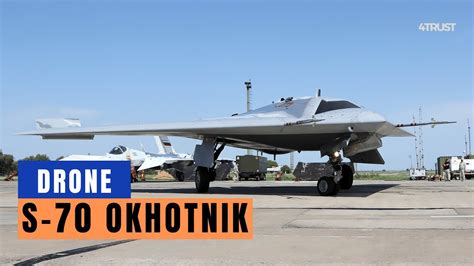 How Powerful Is The Russian S 70 Okhotnik Heavy Stealth Drone Youtube