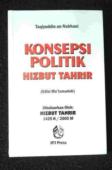 Konsepsi Politik Hizbut Tahrir Toko Buku AL Azhar