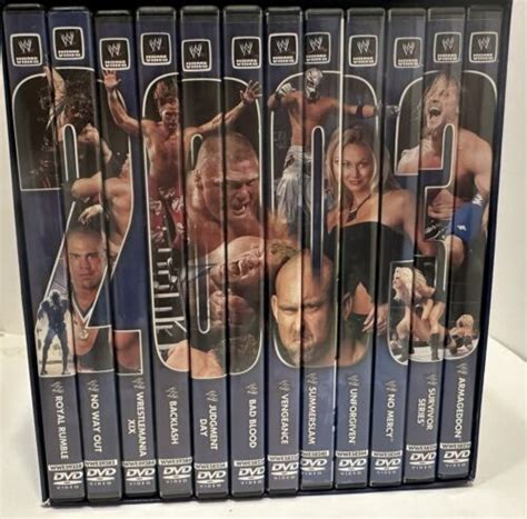 Wwe 2003 Ppv Collection 13 Dvd Box Set 12 Sets World Wrestling Jp