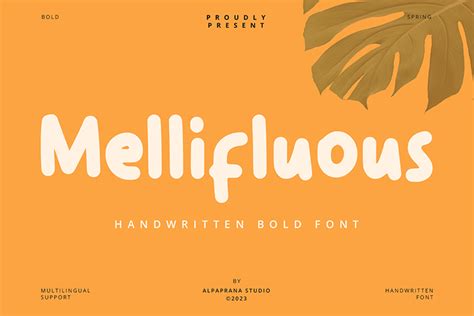 Mellifluous Font Alpaprana Fontspace