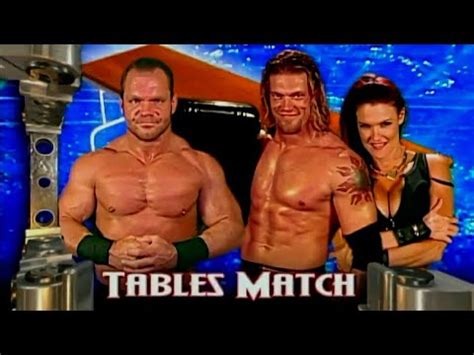 Chris Benoit Vs Edge Tables Match RAW May 30 2005 YouTube