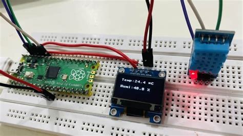 Interfacing Dht Sensor With Raspberry Pi Pico Micropython