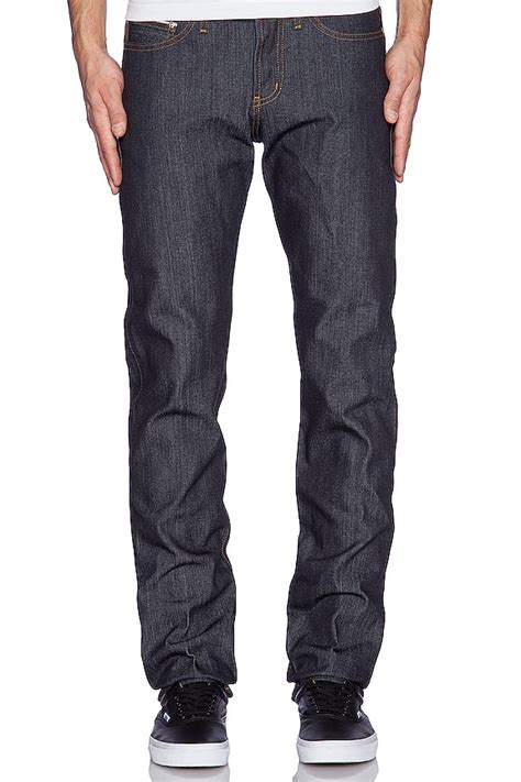 Naked Famous Denim Naked Famous Weird Guy Left Hand Twill Selvedge In Blue REVOLVE