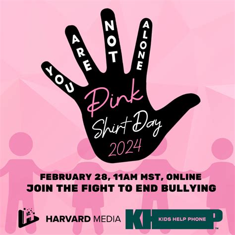 Pink Shirt Day February Th What We Re Up To Play