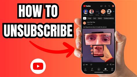 How To Unsubscribe A Youtube Channel On Youtube App Youtube