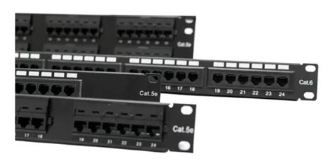 Patchera Patch Panel Glc Cat5e 24 Puertos Bocas Jack Rj45 En Venta En