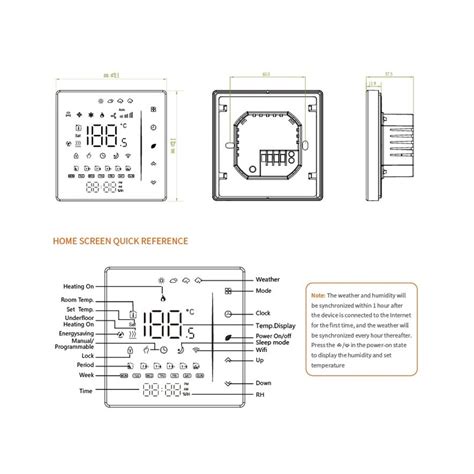 Beca Bht 006 Zigbee Thermostat For Underfloor Heating Control