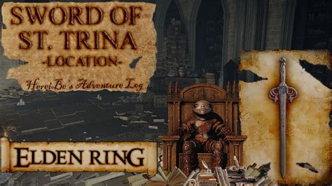 Sword Of St Trina Location Elden Ring YouTube