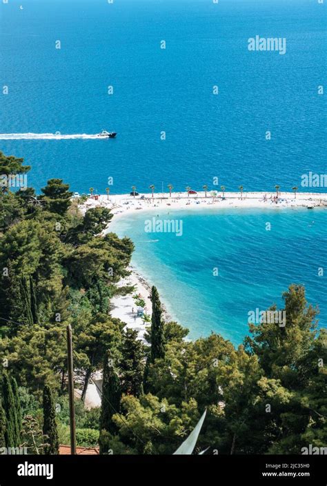 Kasjuni Beach in Split, Croatia Stock Photo - Alamy