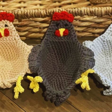 Crochet Chicken Bowl Cozy Chicken Bowl Cozy Housewarming Etsy