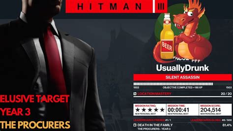 Hitman Elusive Target Year The Procurers S Youtube