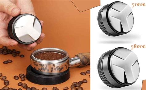 Kaffeeverteiler Edelstahl Höhenverstellbar Leveler Tool für Perfektes