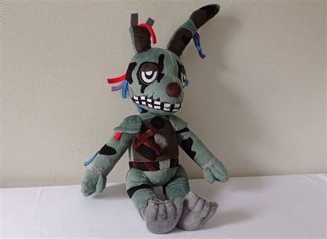 Springtrap Animatronic Fnaf Cm Plush Toy Five Etsy