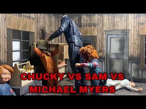 Chucky Vs Sam Vs Michael Myers Stop Motion YouTube