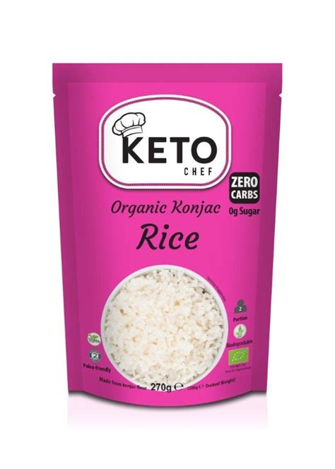 Makaron Keto Konjac Bez Glutenu Bez Zapachu Rice G Bio Ketochef