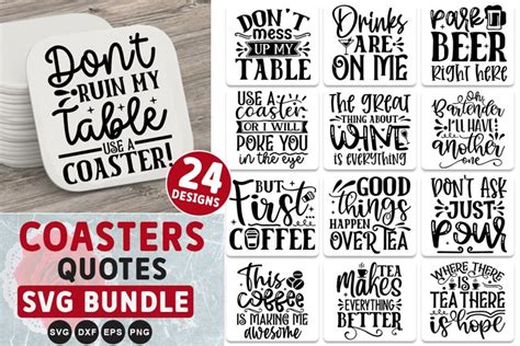 Coaster Svg Bundle