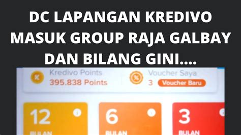 YANG GALBAY KREDIVO PULUHAN JUTA SIMAK STATEMEN DC LAPANGAN INI