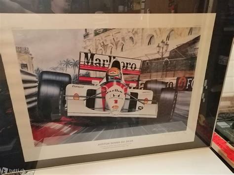 Ayrton Senna King Of Monaco Numeriert Canton Soleure Tuttich