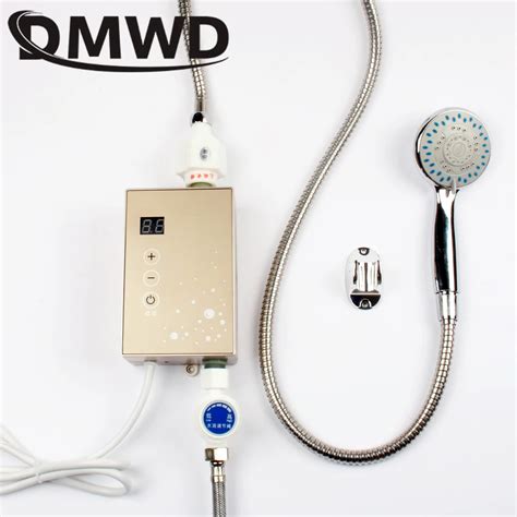 DMWD MINI Instant Tankless Electric Hot Water Heater Instant LCD