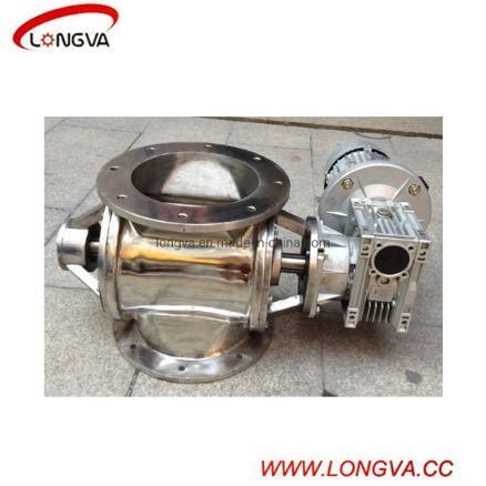 Longva Sanitary Stainless Steel Rotary Valve Discharge Valve Rotary