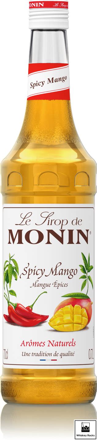 Monin Syrop barmański Pikantne Mango Spicy Mango 700 ml Whiskey Rocks