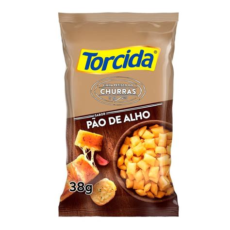 Salgadinho Torcida Jr Sabor Pão de Alho 38G Drogaria