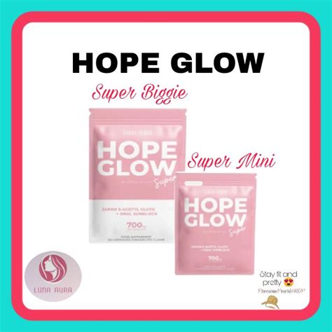 Luna Aura Hope Glow Super Biggie And Mini 14 And 60 Caps Lazada PH