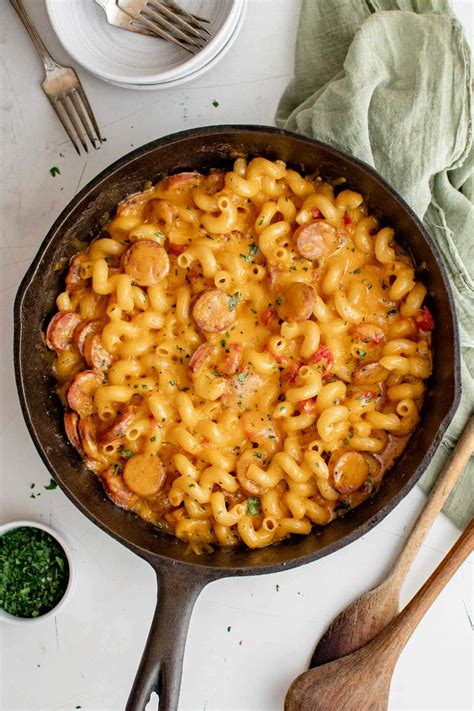 One Pot Chicken Apple Sausage Mac And Cheese Yellow Bliss Road