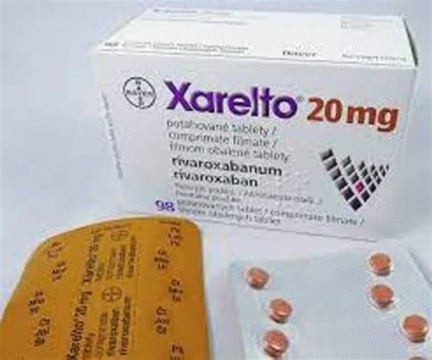 Xarelto Rivaroxaban 20 Mg Tablet At ₹ 2500 Piece Anticoagulant Medicine In Nagpur Id