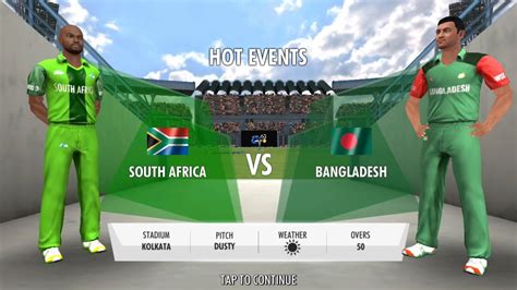 Th October South Africa Vs Ban World Cup World Cricket