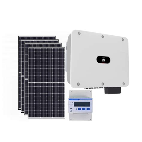 Pachet Fotovoltaic Trifazat Huawei Kw On Grid Invertor Huawei Kw